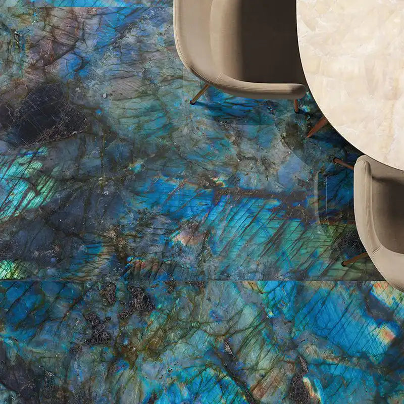 Luminosa Blue Large Format Porcelain Tile 24x48 | Tile Club