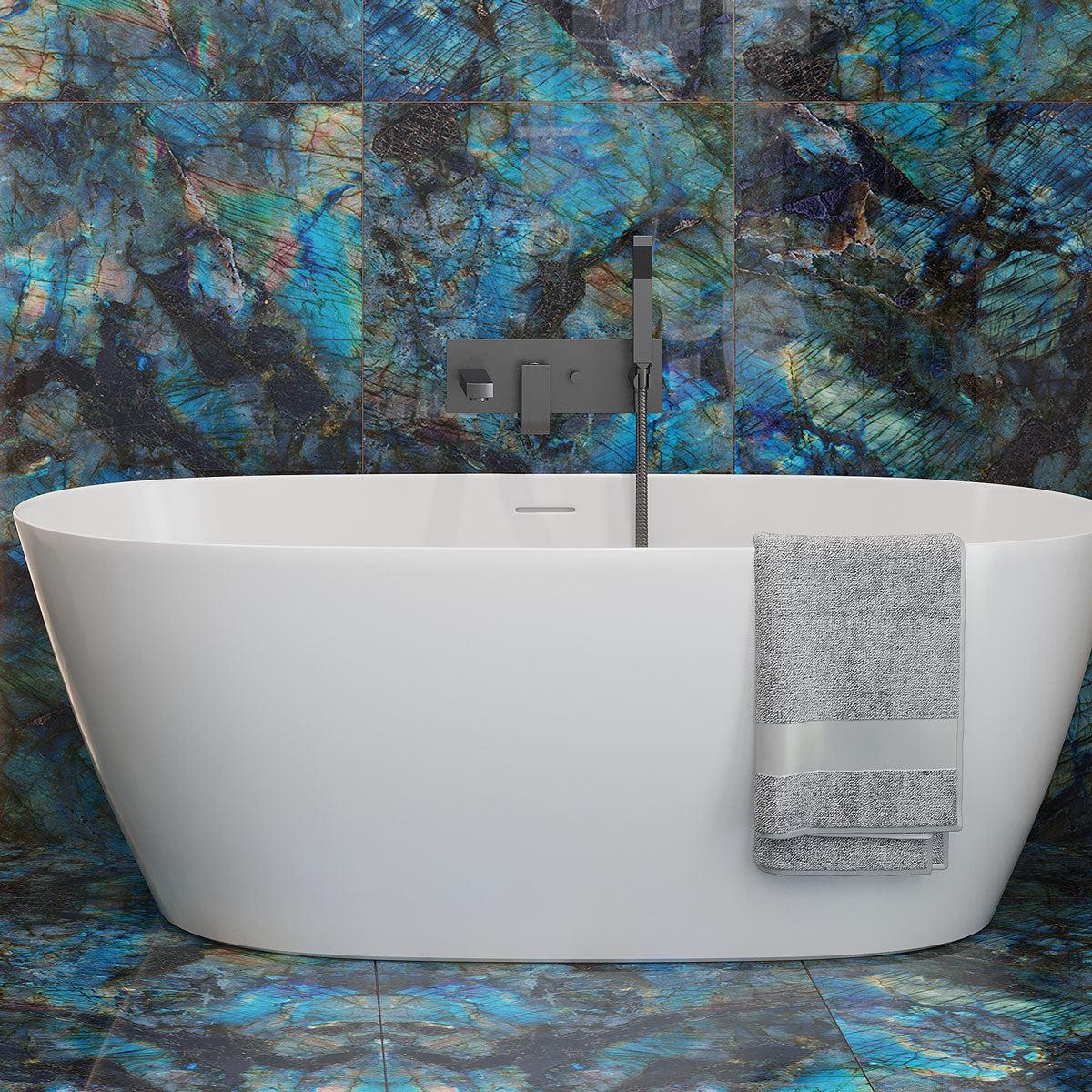 Luminosa Blue Large Format Porcelain Tile 24x48 | Tile Club
