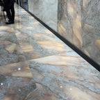 Luminosa Bronze Large Format Porcelain Tile 24x48 | Tile Club