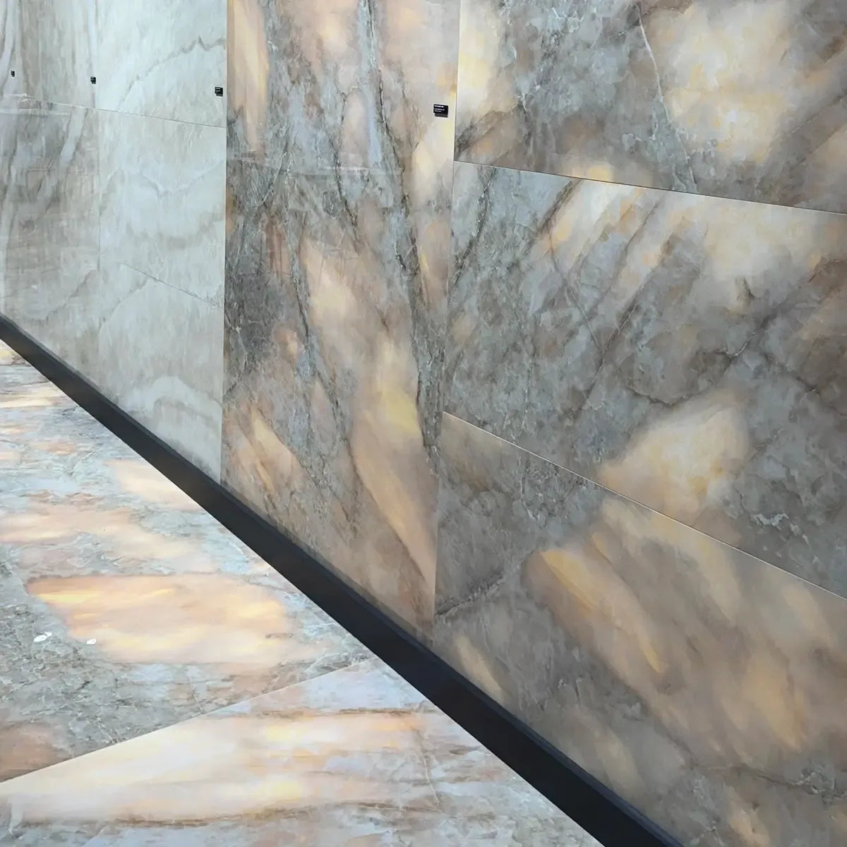 Luminosa Bronze Large Format Porcelain Tile 24x48 | Tile Club