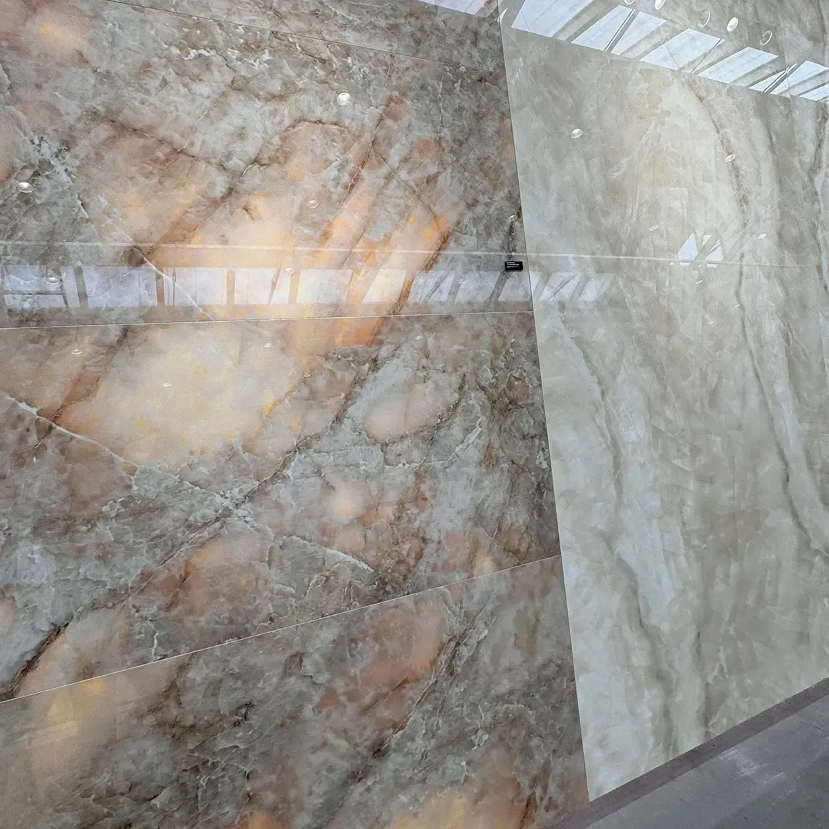 Luminosa Bronze Large Format Porcelain Tile 24x48 | Tile Club