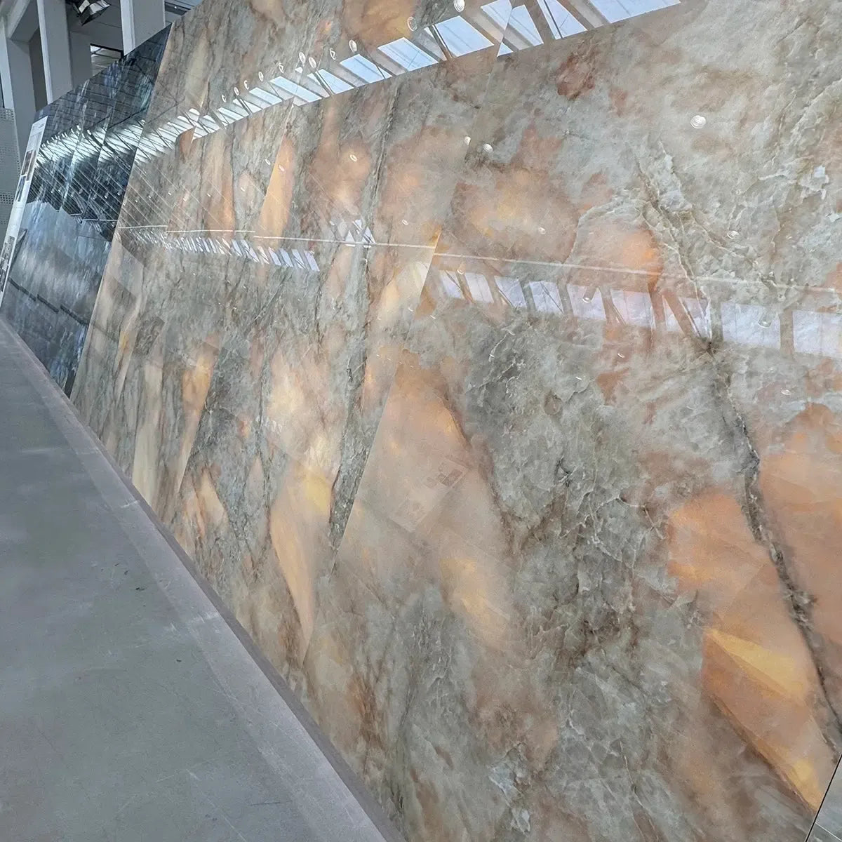 Luminosa Bronze Large Format Porcelain Tile 24x48 | Tile Club