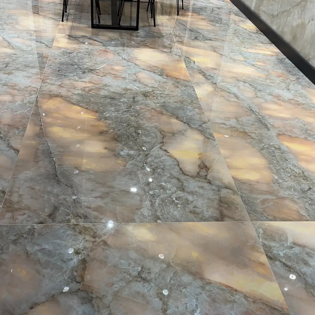 Luminosa Bronze Large Format Porcelain Tile 24x48 | Tile Club