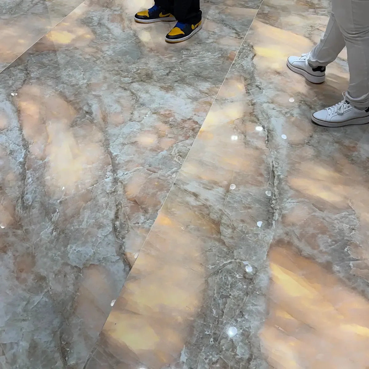 Luminosa Bronze Large Format Porcelain Tile 24x48 | Tile Club