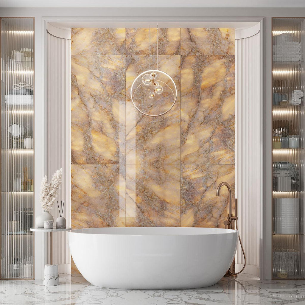 Luminosa Bronze Large Format Porcelain Tile 24x48 | Tile Club