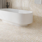 Luminosa Cream 2x2 Porcelain Mosaic Tile | Tile Club