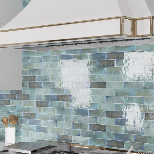 Luna Sky 2.5x8 Ceramic Subway Tile | Tile Club