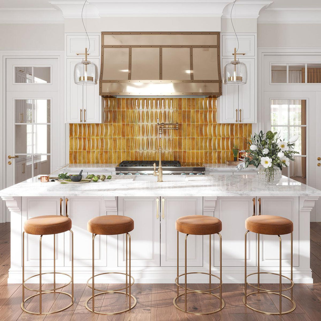 Luna Arc Caramel 2.5x8 Ceramic Subway Tile | Tile Club