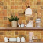 Luna Caramel 4x4 Ceramic Square Tile | Tile Club