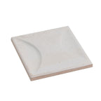 Luna Arc White 4x4 Ceramic Square Tile | Tile Club