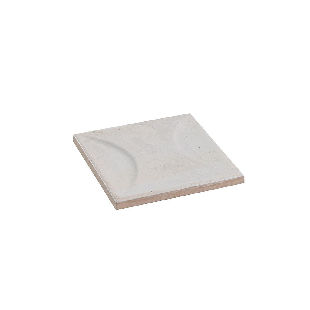 Luna Arc White 4x4 Ceramic Square Tile | Tile Club