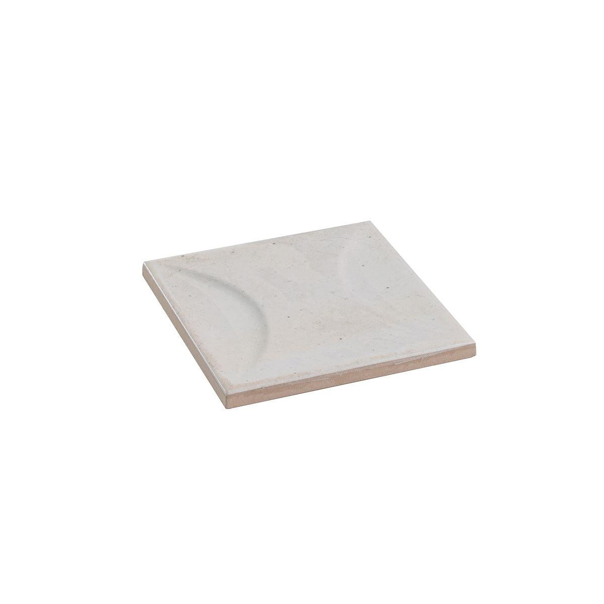 Luna Arc White 4x4 Ceramic Square Tile | Tile Club