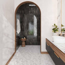 Luna Black 2.5x8 Ceramic Subway Tile | Tile Club