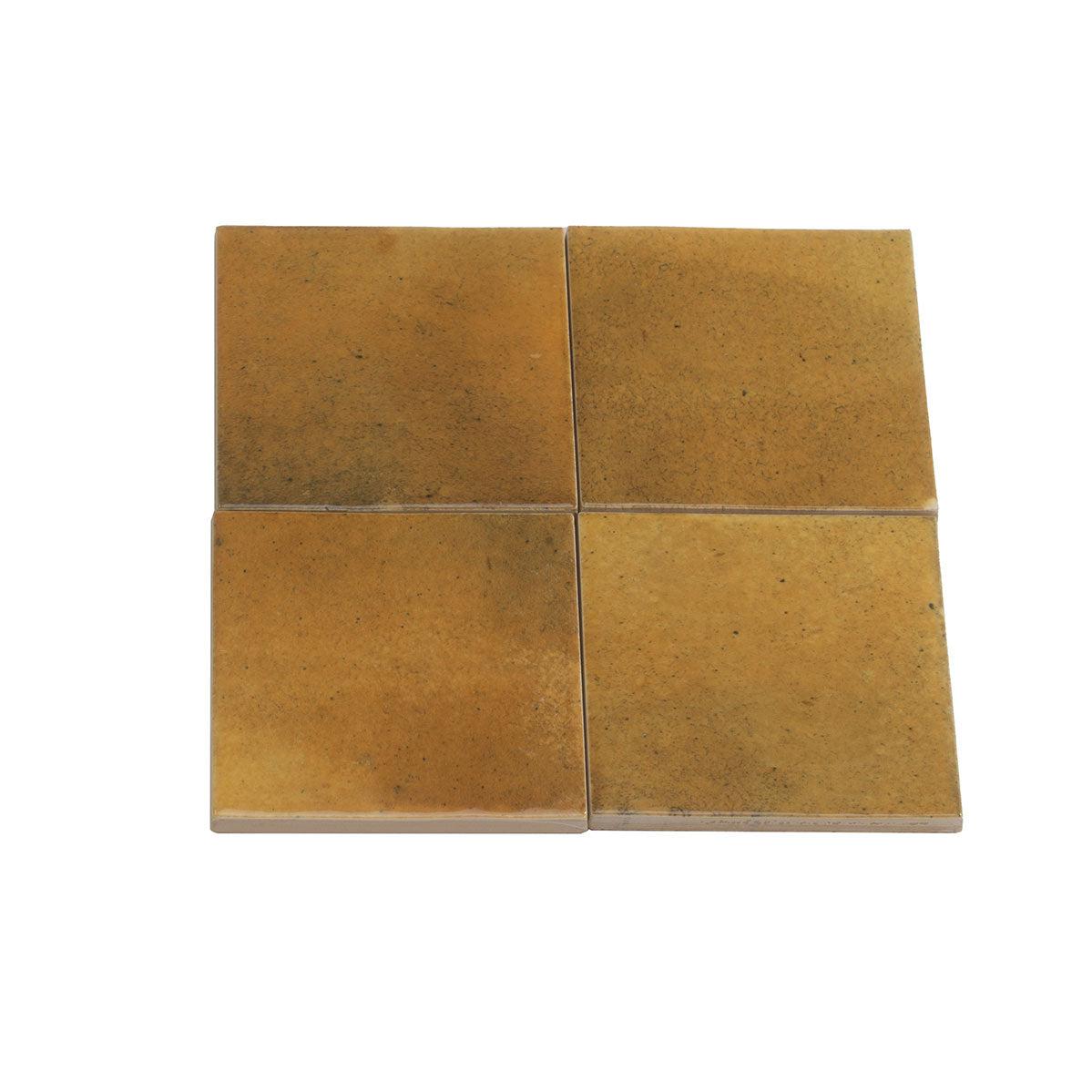 Luna Caramel 4x4 Ceramic Square Tiles