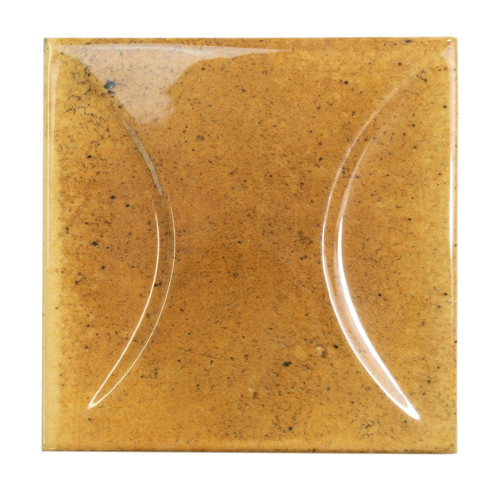 Luna Arc Caramel 4x4 Ceramic Square Tile | Tile Club