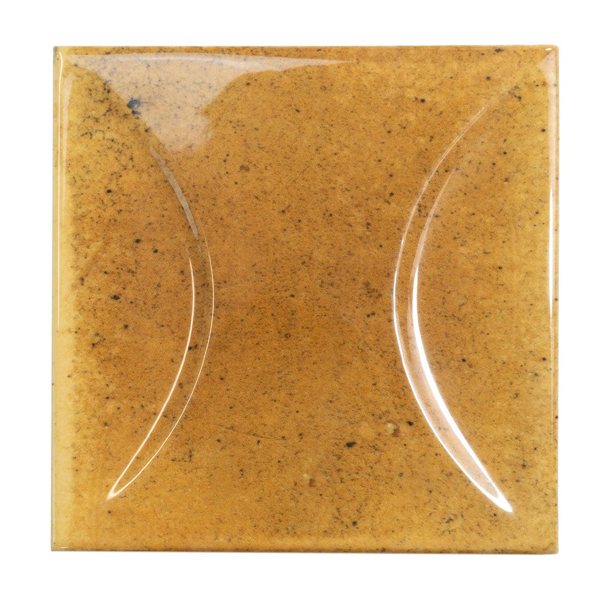 Luna Arc Caramel 4x4 Ceramic Square Tile | Tile Club