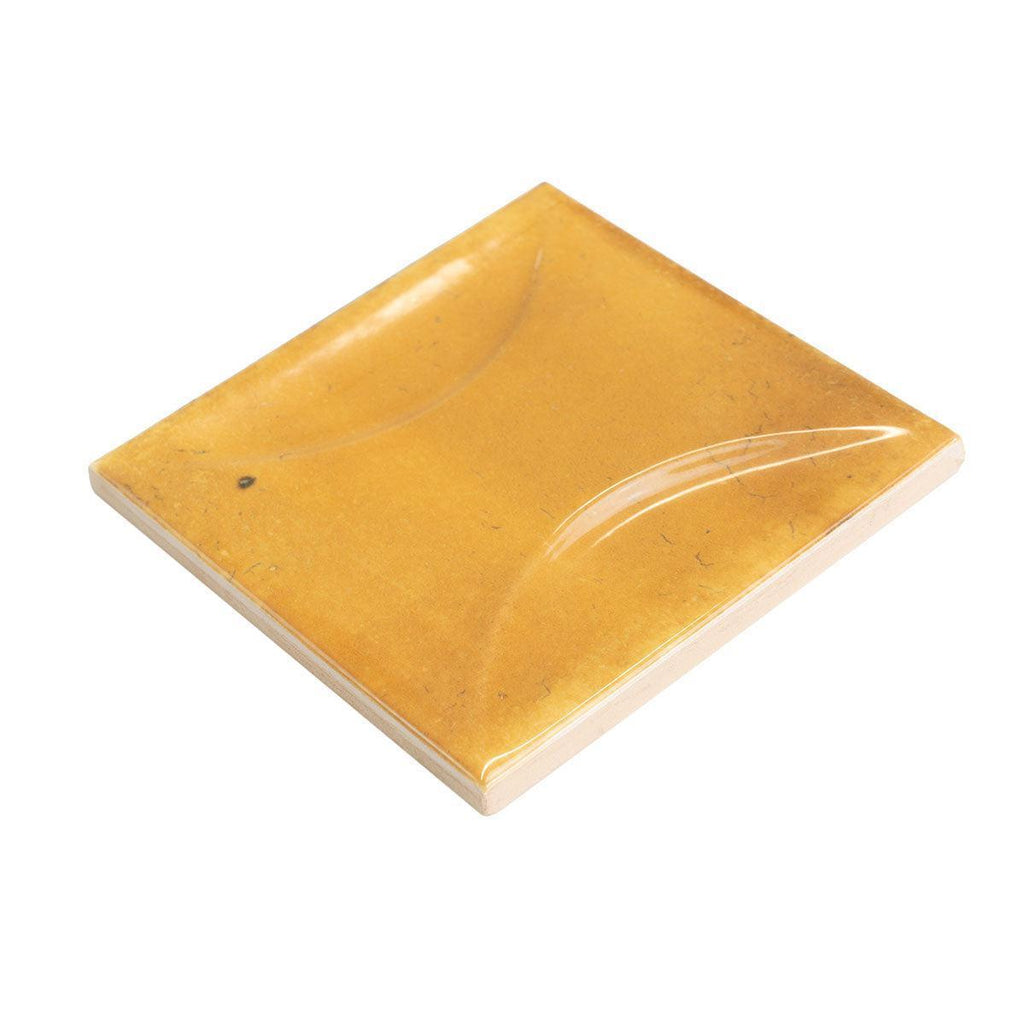 Luna Arc Caramel 4x4 Ceramic Square Tile | Tile Club