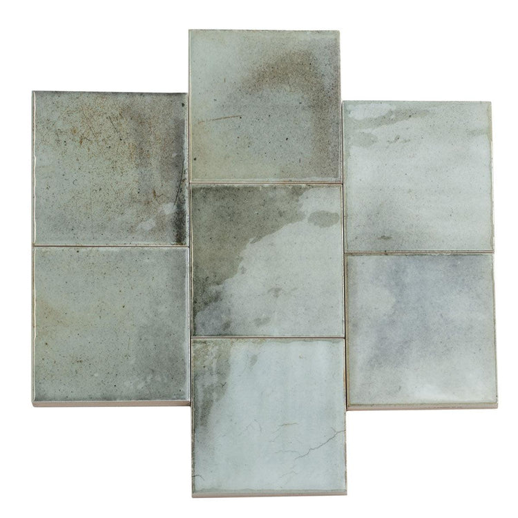 Luna Celadon 4x4 Ceramic Square Tile | Tile Club