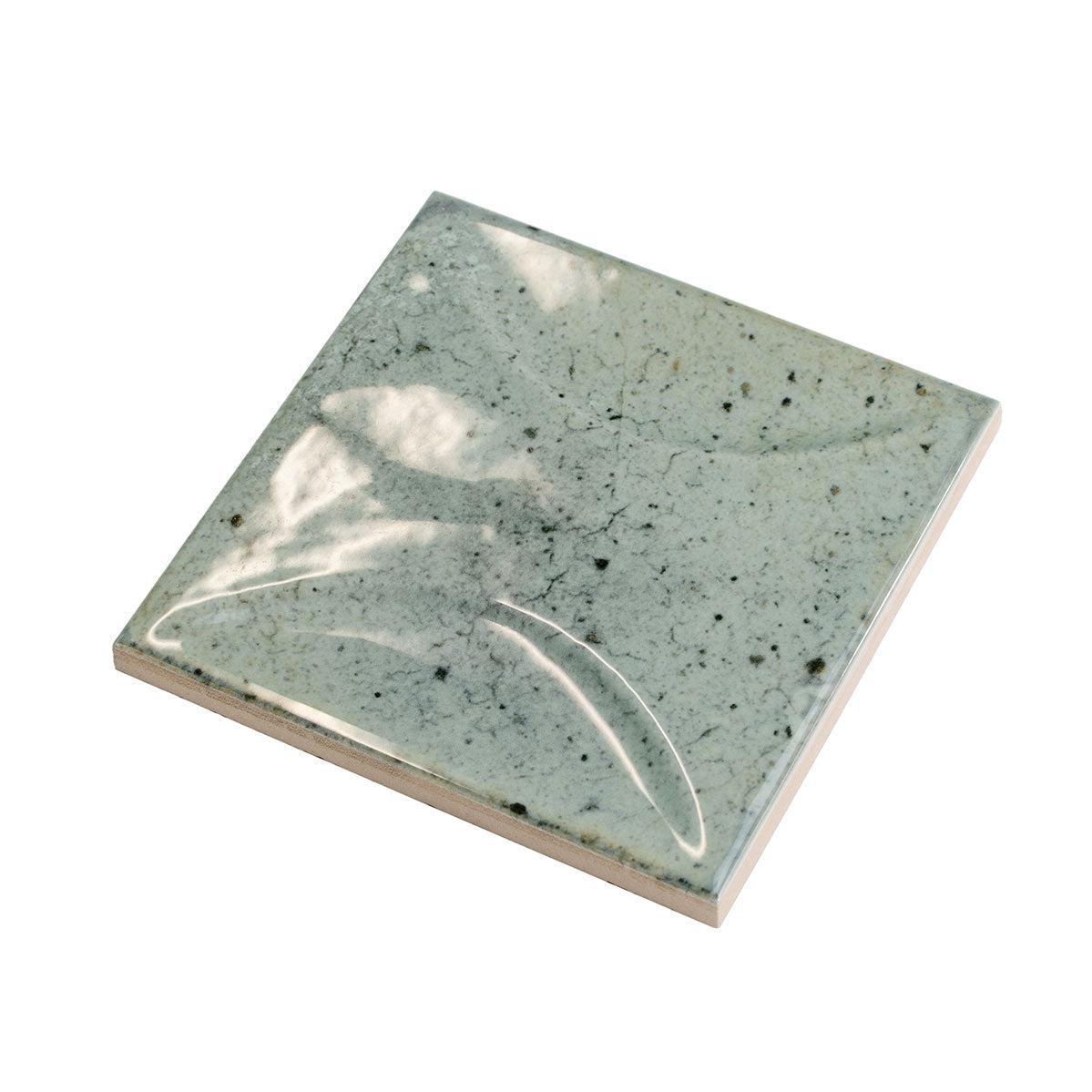 Luna Arc Celadon 4x4 Ceramic Square Tiles