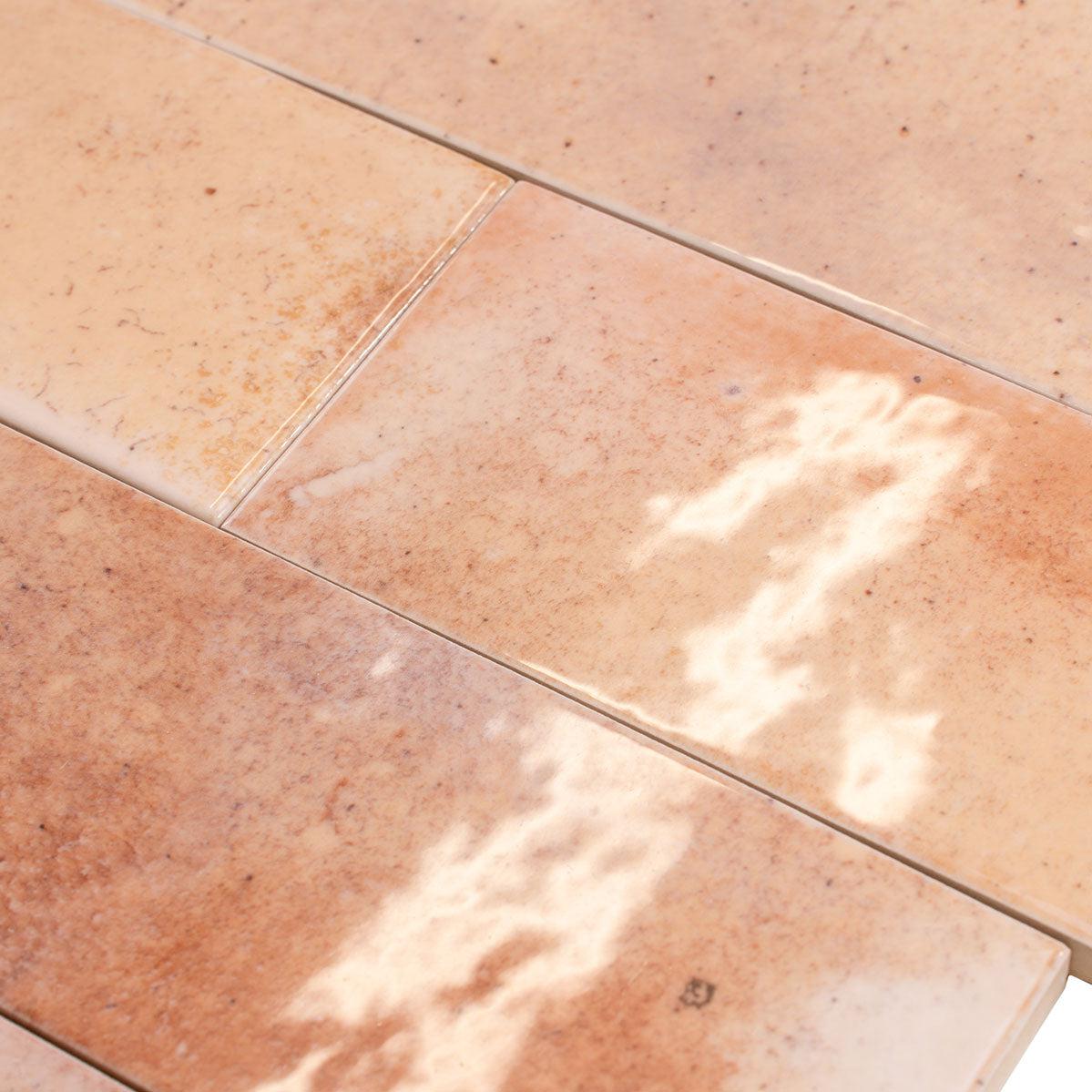 Luna Pink 2.5x8 Ceramic Subway Tile | Tile Club