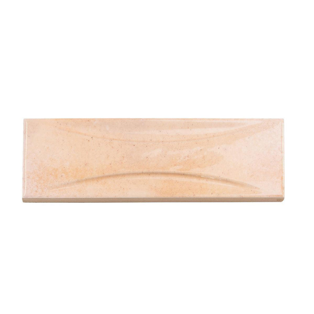 Luna Arc Pink 2.5x8 Ceramic Subway Tile | Tile Club