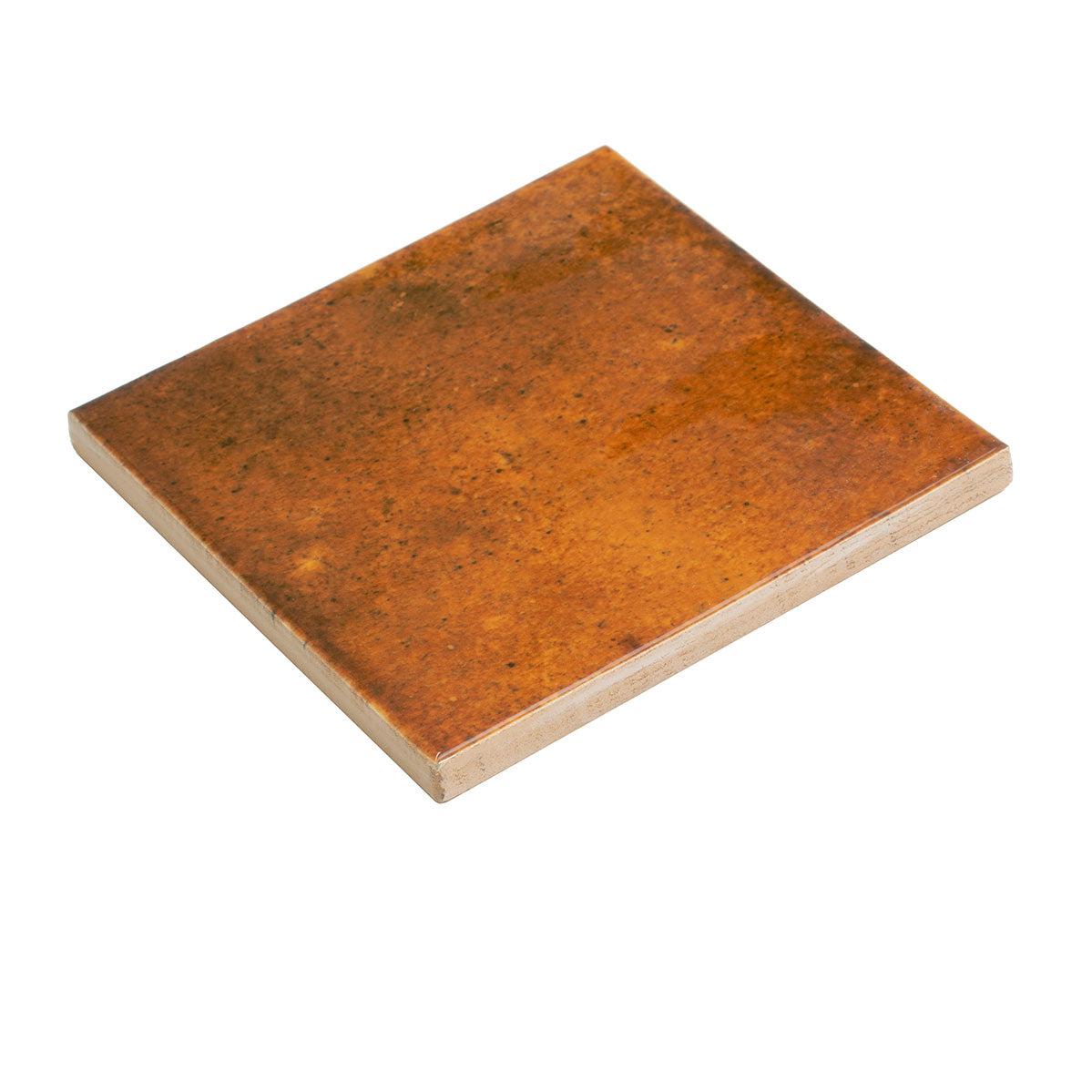 Luna Red 4x4 Ceramic Square Tile | Tile Club