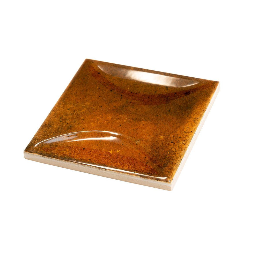 Luna Arc Red 4x4 Ceramic Square Tile | Tile Club