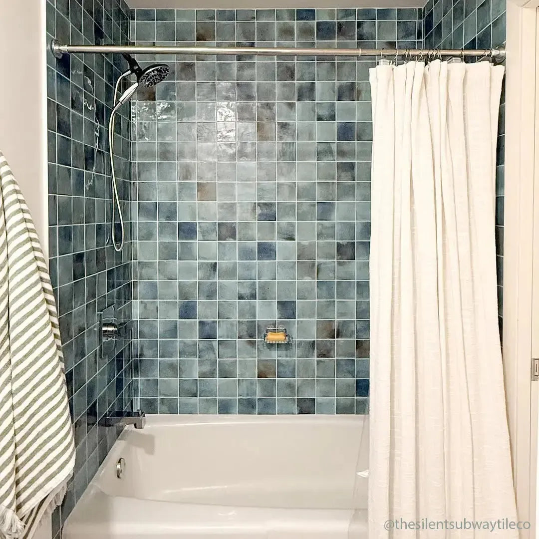 Luna Sky 4x4 Ceramic Square Tile | Tile Club