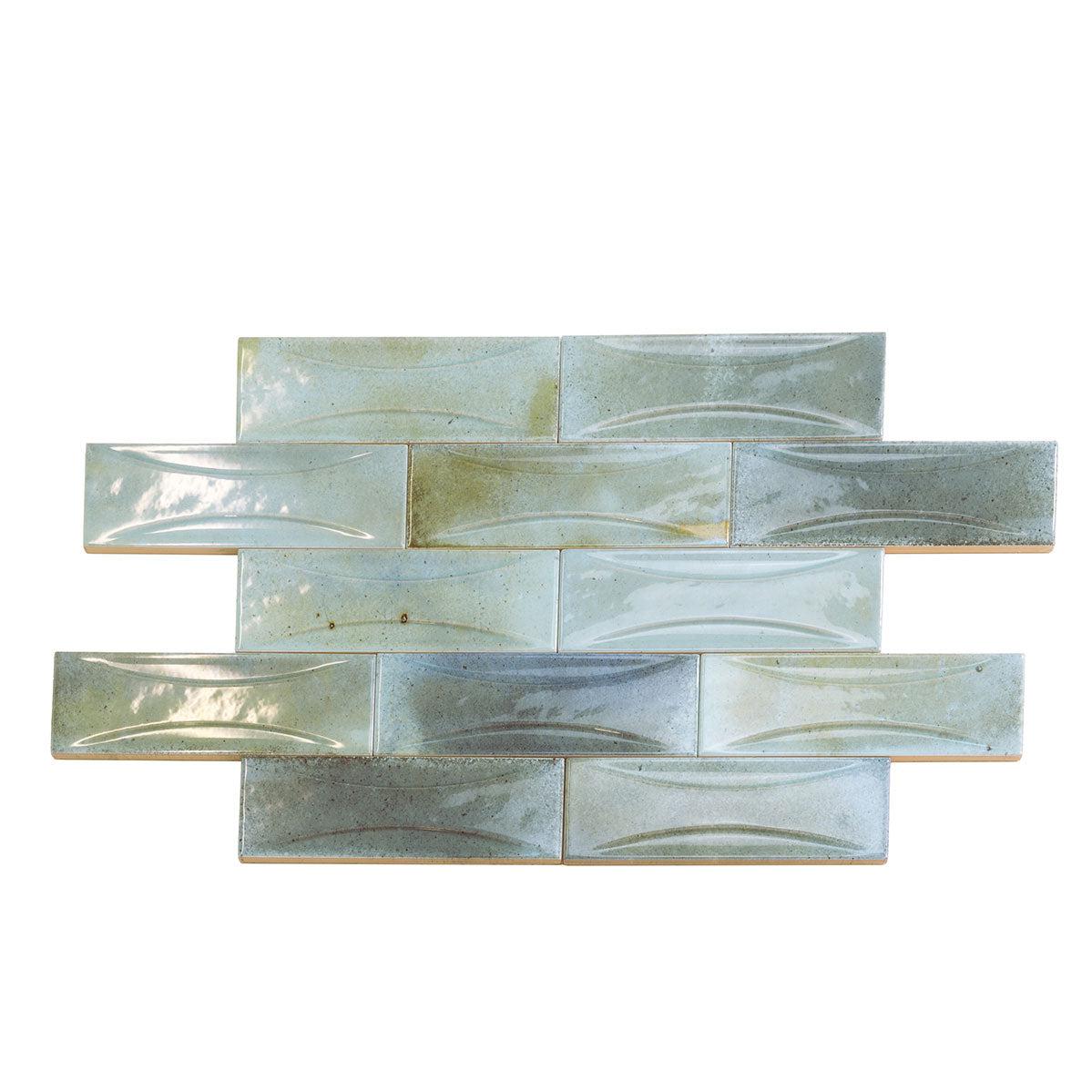 Luna Arc Sky 2.5x8 Ceramic Subway Tile | Tile Club
