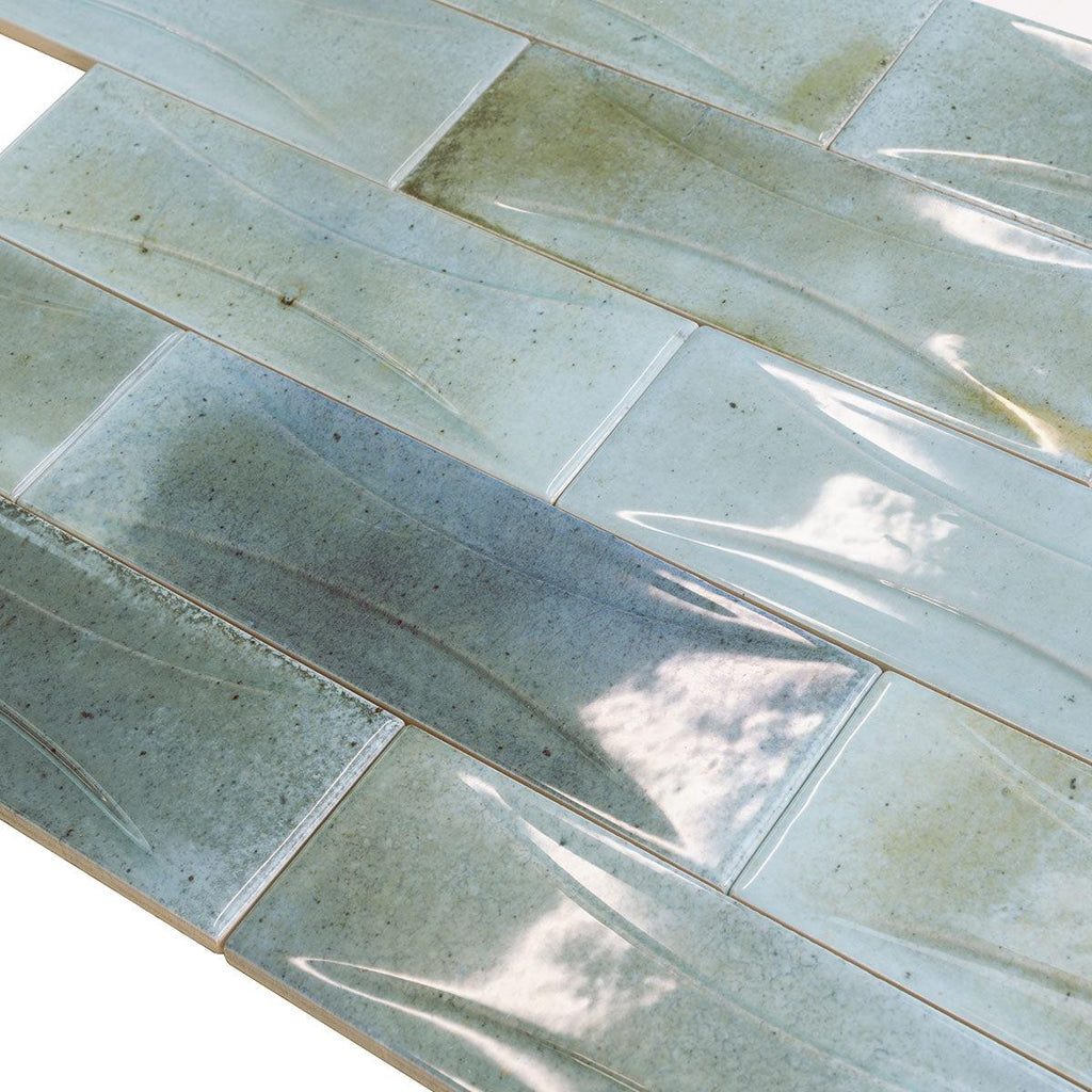 Luna Arc Sky 2.5x8 Ceramic Subway Tile | Tile Club