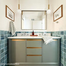 Luna Sky 4x4 Ceramic Square Tile | Tile Club
