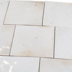 Luna White 4x4 Ceramic Square Tile | Tile Club