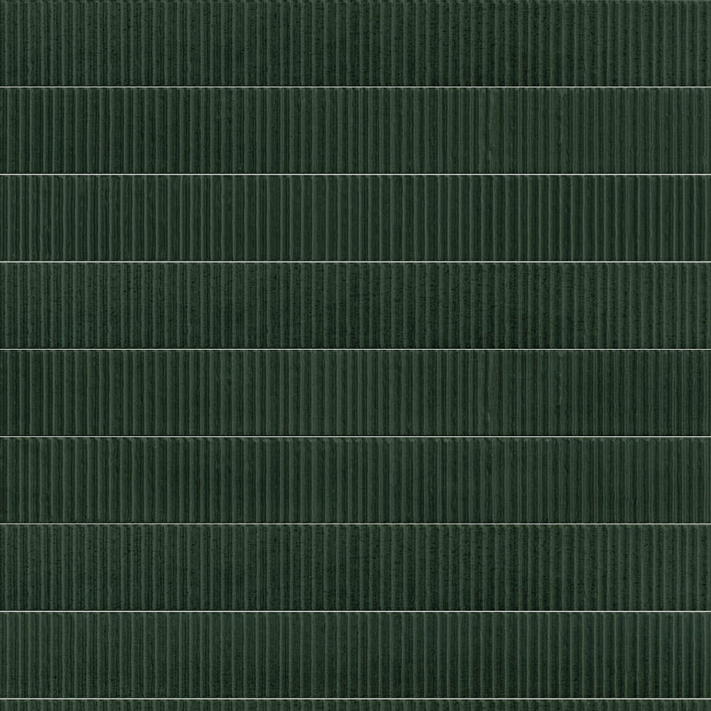 Malden Ridged Bosque Gloss Ceramic Tile 2"x17" | Tile Club