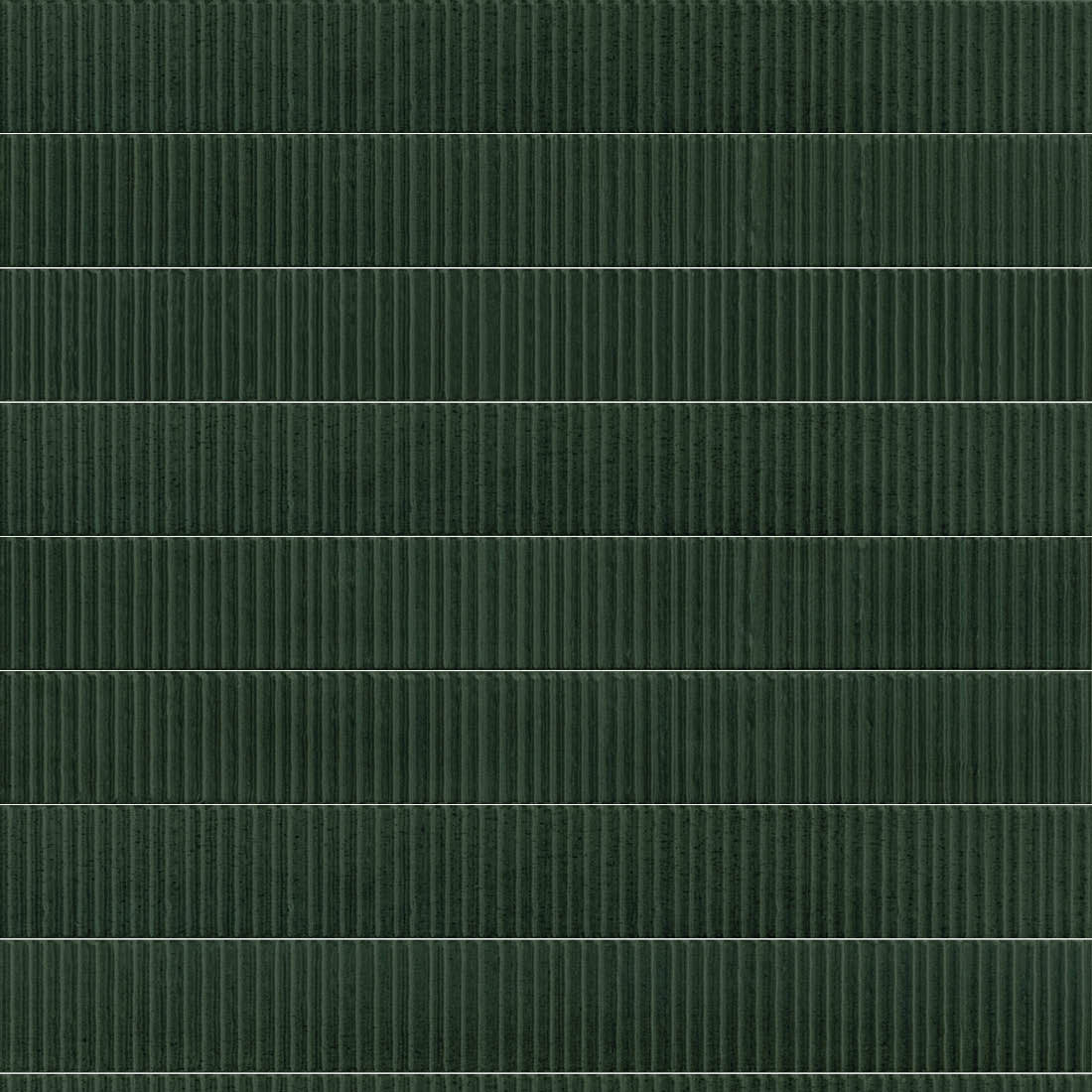 Malden Ridged Bosque Gloss Ceramic Tile 2"x17" | Tile Club