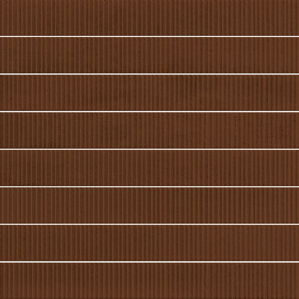 Malden Ridged Canyon Gloss Ceramic Tile 2"x17" | Tile Club