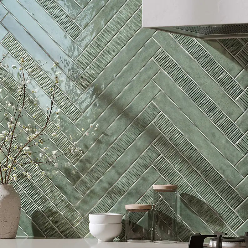 Malden Erva Gloss Ceramic Tile 2"x17" | Tile Club