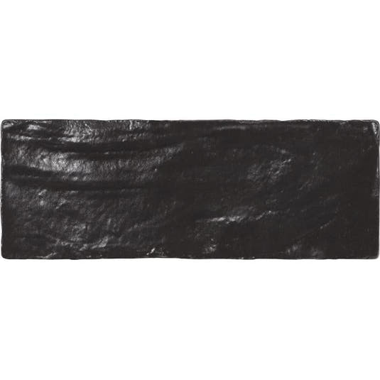 Mallorca Black Ceramic Subway Tile 2.5x8 | Tile Club
