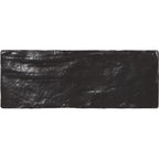 Mallorca Black Ceramic Subway Tile 2.5x8 | Tile Club