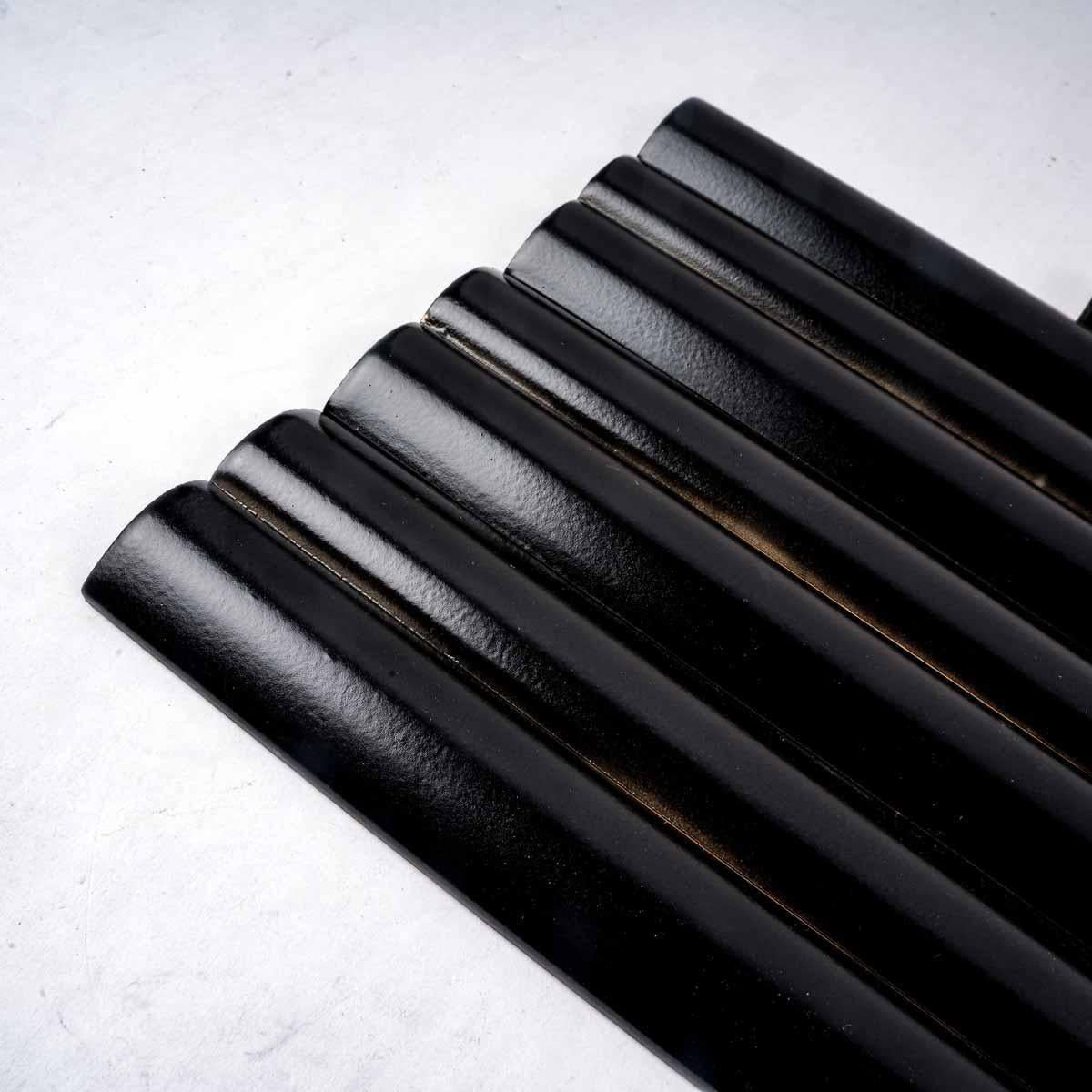 Pencil Bullnose Mallorca Black | Tile Club
