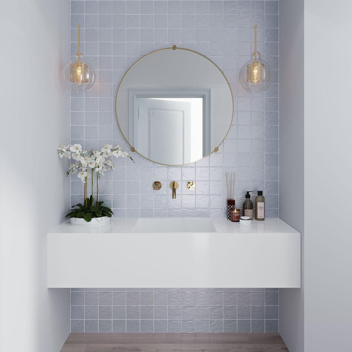 Mallorca Blue Ceramic Tile 4x4 | Tile Club