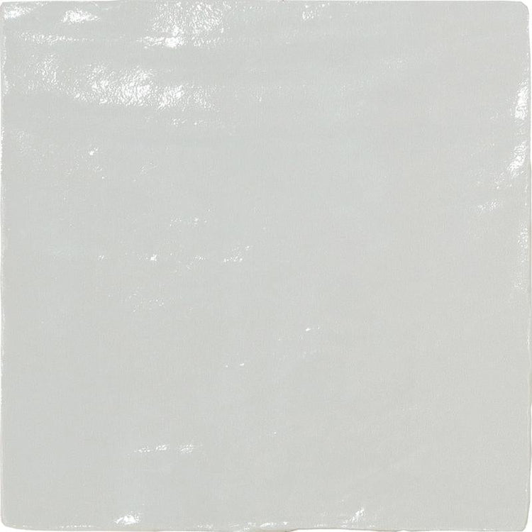 Mallorca blue ceramic tile with Zellige Finish