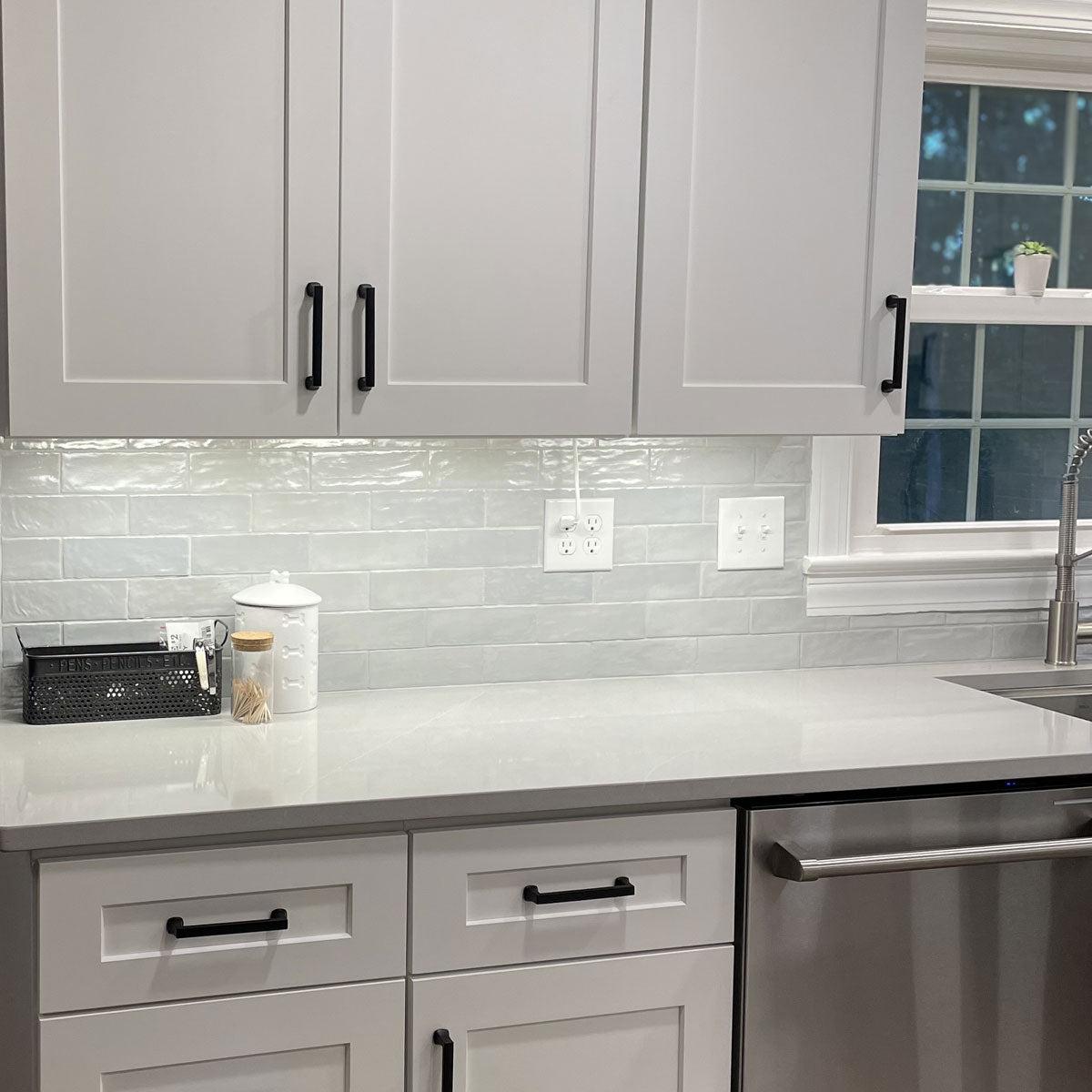 Mallorca Blue Ceramic Subway Tile 2.5x8 | Tile Club