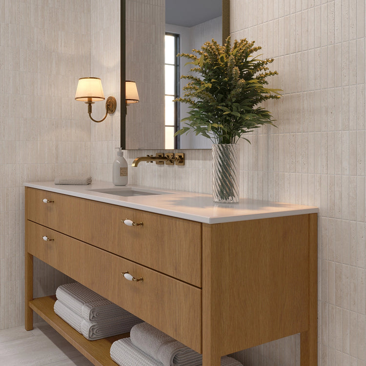 Mammoth Bone KitKat Stone Look Ceramic Tile | Tile Club