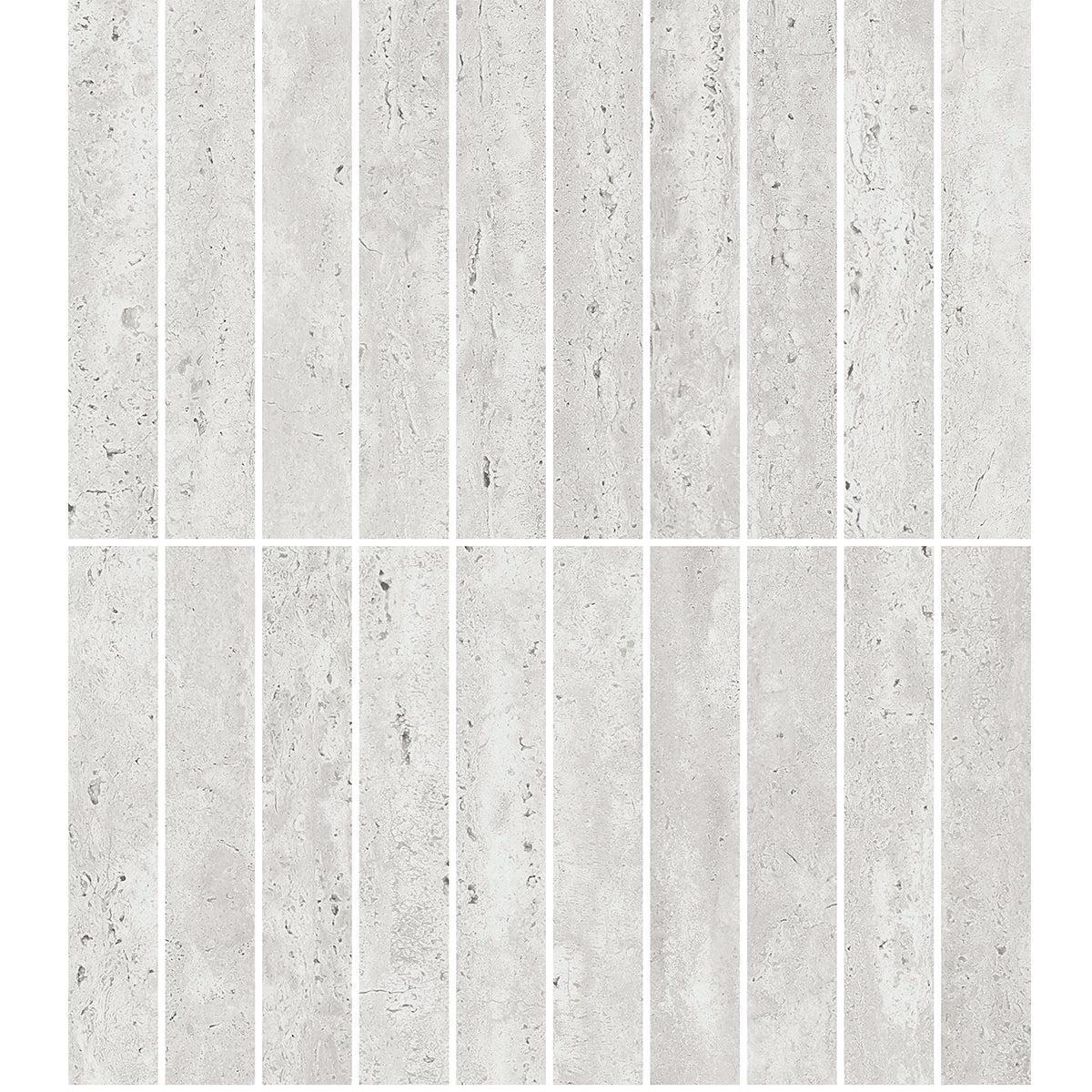Mammoth Silver KitKat Stone Look Ceramic Tile Sample | Tile Club