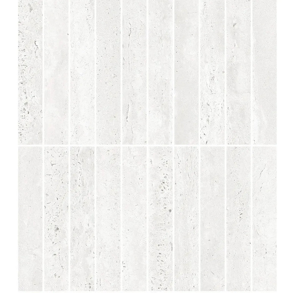 Mammoth White KitKat Stone Look Ceramic Tile | Tile Club