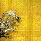 Marigold Mixed Squares Glass Pool Tile | Tile Club