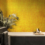 Marigold Mixed Squares Glass Pool Tile Bathroom Backsplash