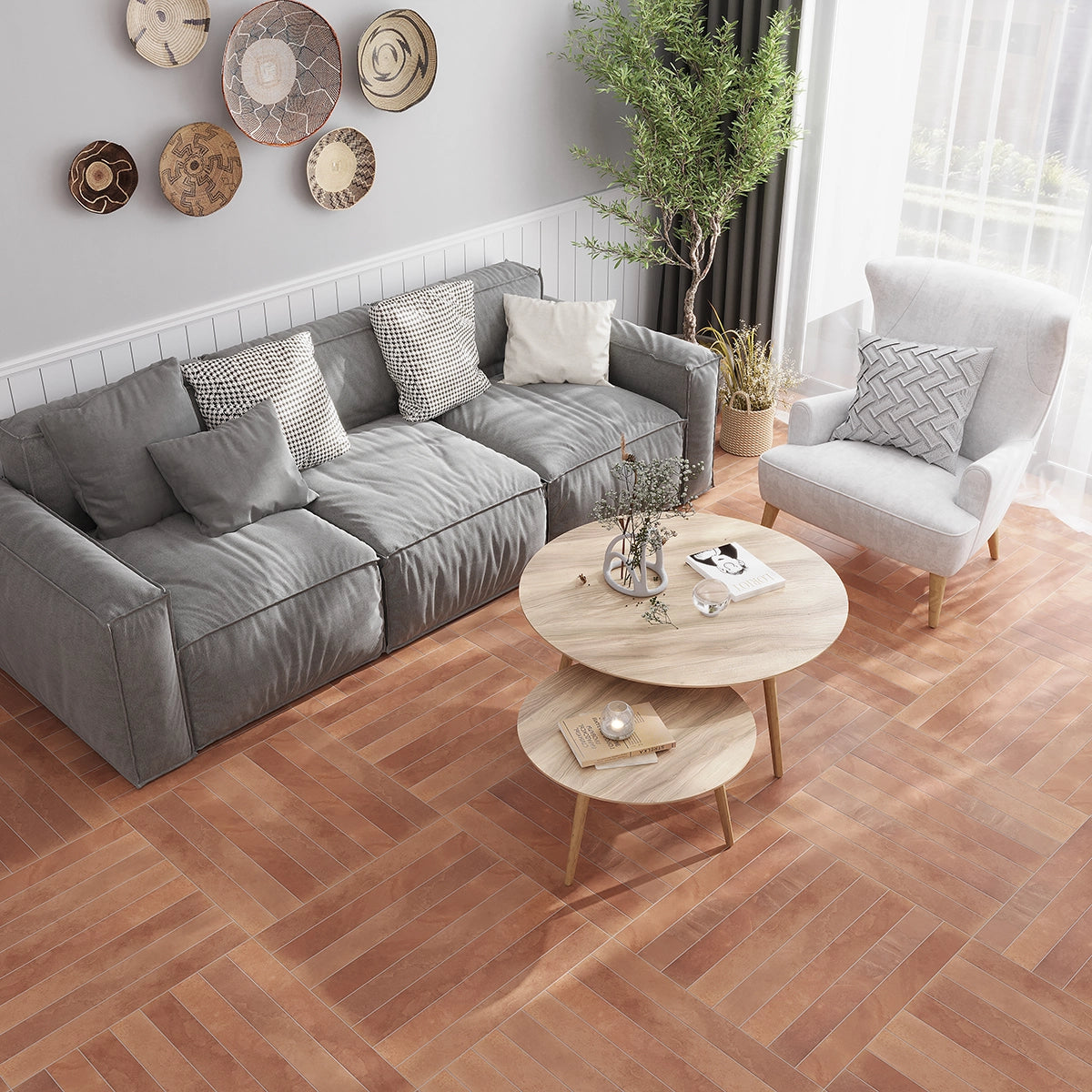 Marmatto Terracotta Porcelain Subway Tile 3x24 | Tile Club