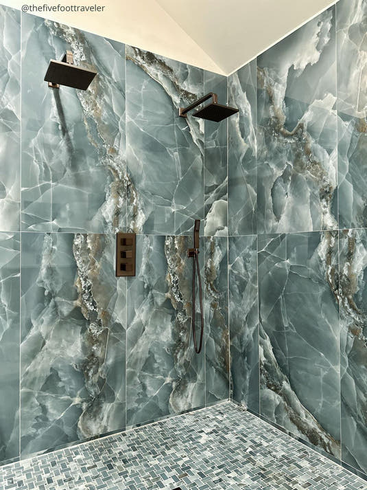 Emporio Green Onyx Large-Format Porcelain Tile 24x48 | Tile Club
