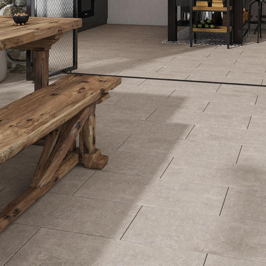 Materica Grey Stone-Look Porcelain Tile B-99 | Tile Club